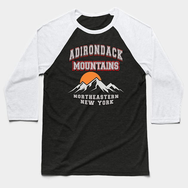 Adirondacks Baseball T-Shirt by TeeText